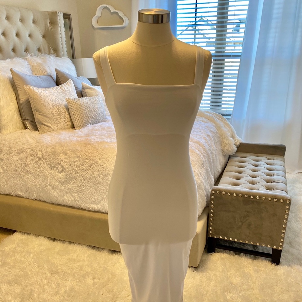 White Strappy Dress